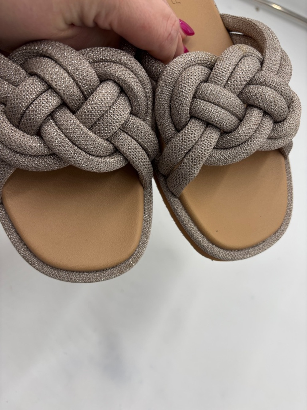 Rothy’s The Summer Sandal in Silver - Picture 7 of 8